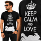 KOSZULKA M8 KEEP CALM & LOVE MOTO